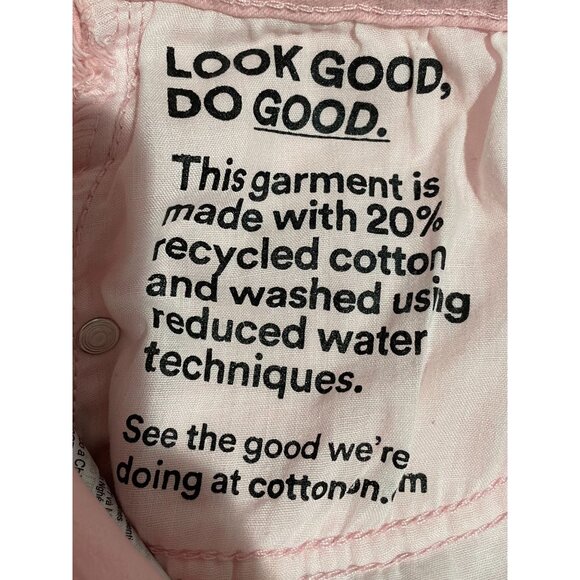 Cotton:On Womens Original Flare Jeans 6 US / 10 AU Pink Sustainable - Picture 12 of 16